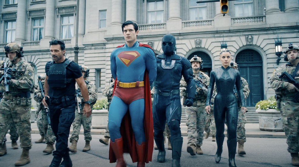 David Corenswet as Superman in the James Gunn 2025 movie